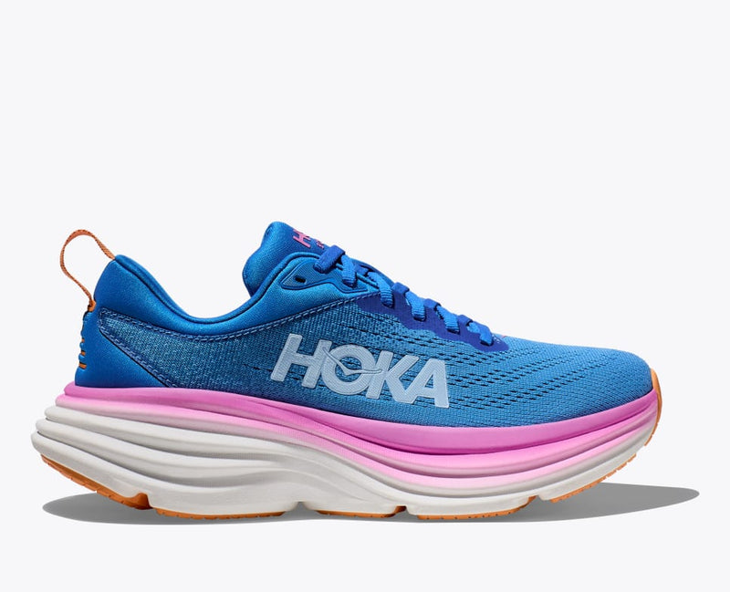 Hoka Womens Bondi 8 Running Shoe Blue