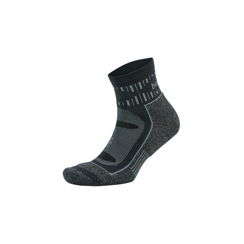 Balega Blister Resist Quarter Sock Grey/Black