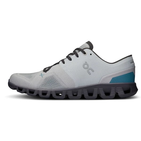 On Cloud X 3 D Mens Running Shoe Glacier/Iron