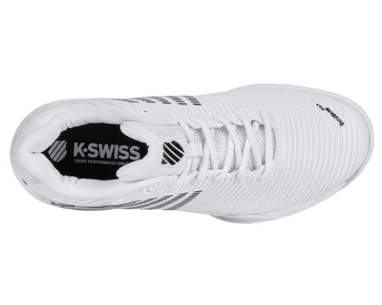 K-Swiss Mens HyperCourt Express2HB Tennis Shoe White/Blk