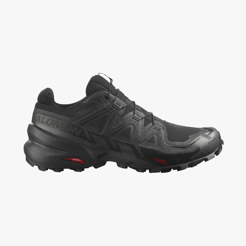 Salomon Mens Speedcross 6 GTX Trail Running Shoes D Black