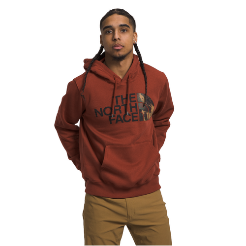 The North Face Mens Half Dome Pullover Hoodie Brandy Brown