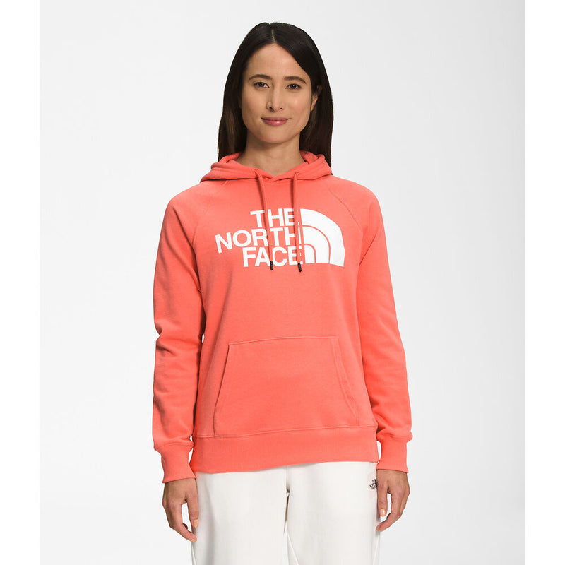 The North Face Womens Half Dome Pullover Hoodie Coral