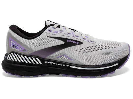 Brooks Womens Adrenaline Gts 23 (B) Running Shoes Grey