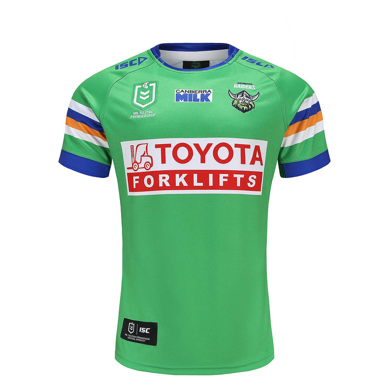 ISC Canberra Raiders 2023 Adults Home Jersey - Green/Royal
