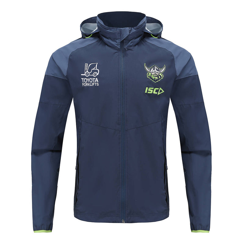 ISC Canberra Raiders 2023 Adults Wet Weather Jacket - Navy/Steel