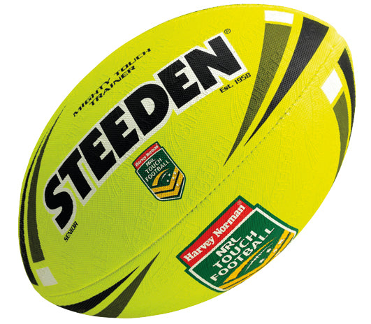 Steeden NRL Mighty Touch Trainer Senior Football - Yellow_16854-SNR-YEL