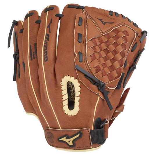 Mizuno Prospect Powerclose 11 Inch Baseball LHT Fielders Glove - Peanut/Black