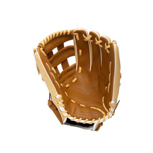 Mizuno Franchise 12.5 Inch Baseball RHT Fielders Glove - Tan/Brown