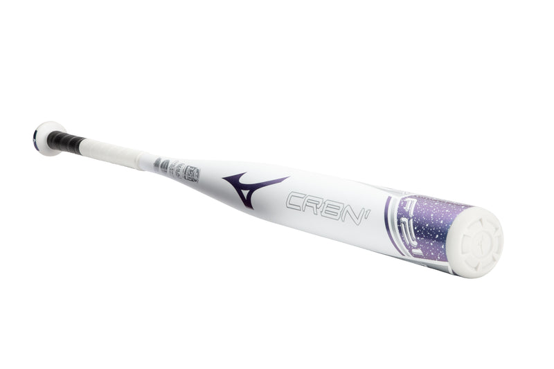 Mizuno F21 Carbon1 (-9) Fastpitch Softball Bat - White/Mint