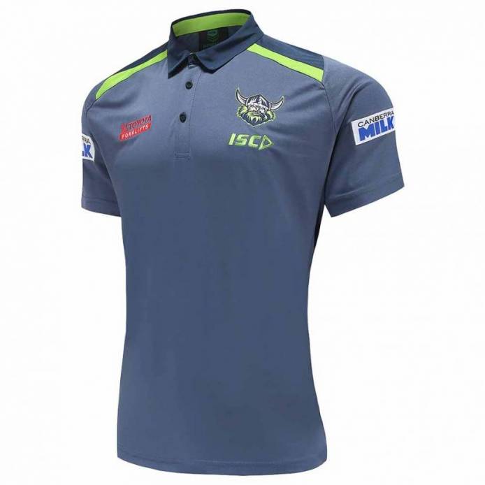 Canberra Raiders Mens Polo-Navy-S