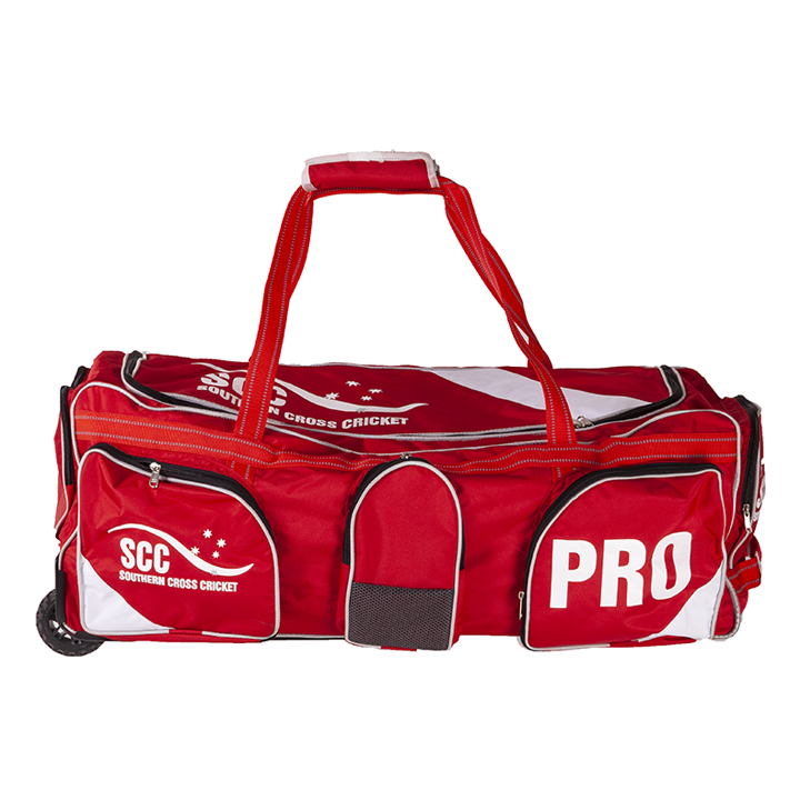 SCC Pro Wheelie Cricket Bag - Red_SCC110PRRD
