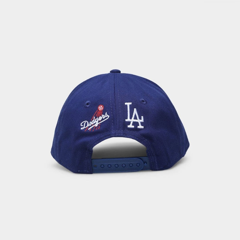 New Era Youth 9Forty LA Dodgers Double Logo Cap - Blue