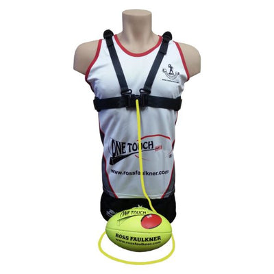 Ross Faulkner One Touch Size 4 Intermediate AFL Trainer - Yellow Cord