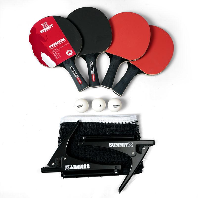Summit Premium 4 Player Table Tennis Set With Net