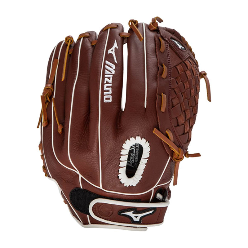 Mizuno Prospect Select 12.5 Inch RHT Fastpitch Softball Glove - Brick/Dust