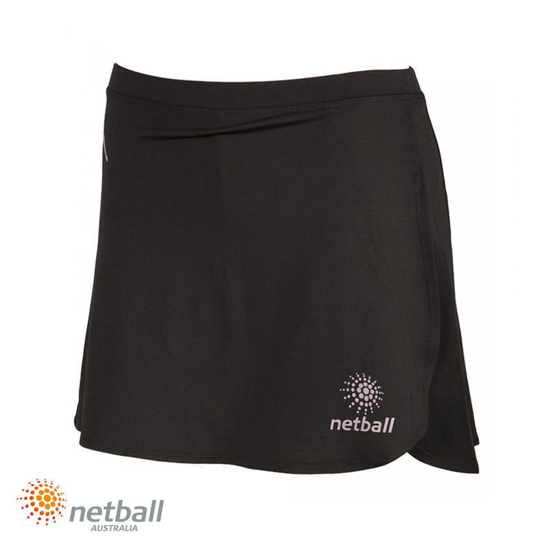Black netball hot sale skirt