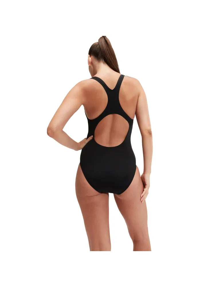 Speedo Womens Digital Printed Medalist-Black