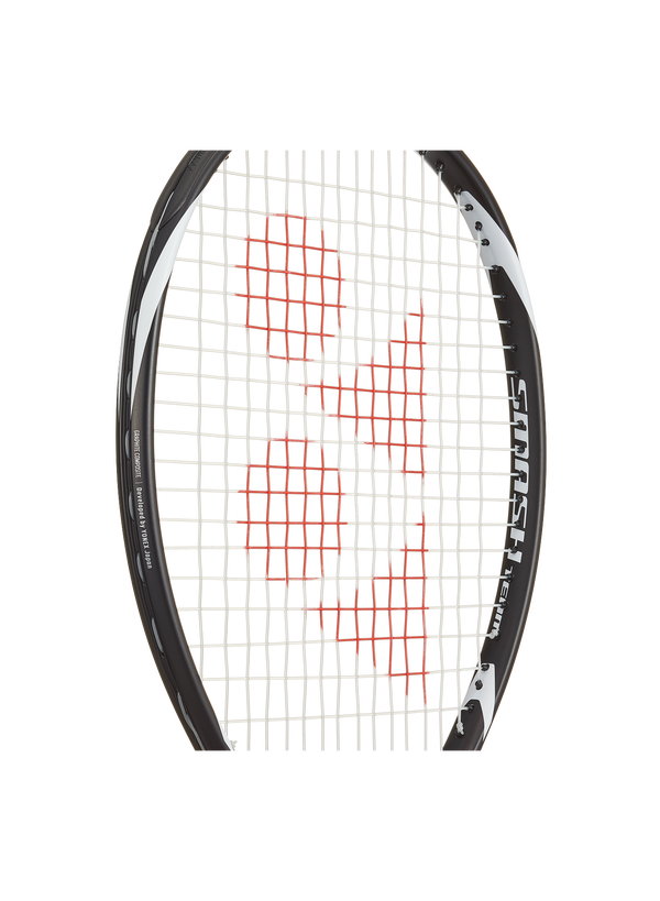 YY-2023 Smash Team Tennis Racquet (Black/White) 290g-G1-Strung