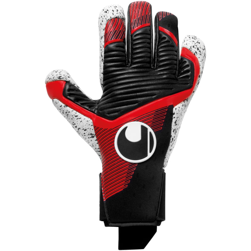 UhlSport Powerline Supergrip+ HN Goalkeeper Glove-Blk/Red/Wht