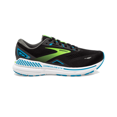 Brooks Mens Adrenaline Gts 23 (D) Running Shoes Black/Blue