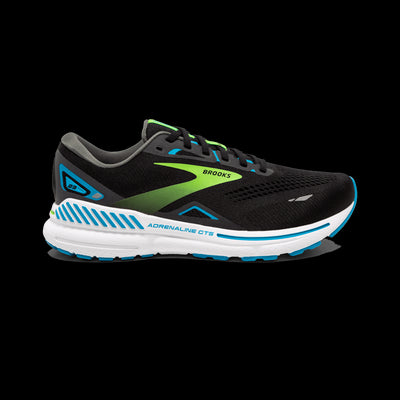 Brooks Mens Adrenaline Gts 23 (D) Running Shoes Black/Blue