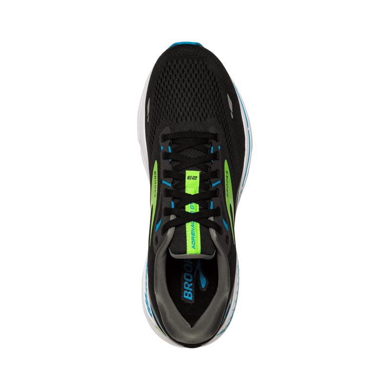 Brooks Mens Adrenaline Gts 23 (D) Running Shoes Black/Blue