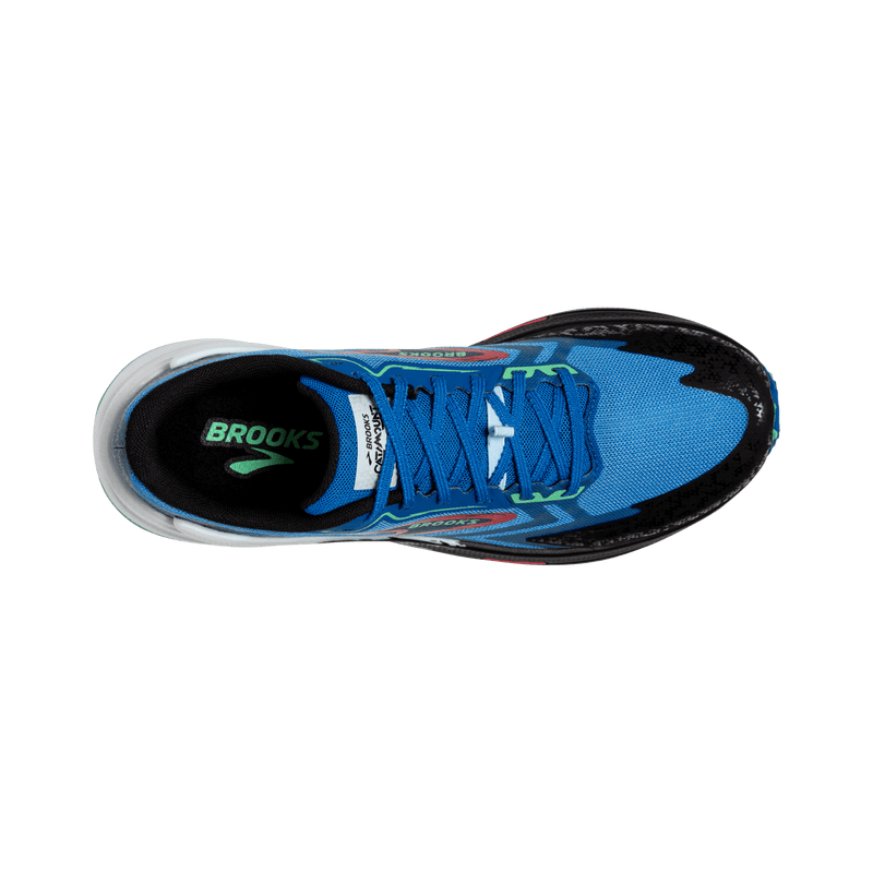 Brooks Catamount 3 D Mens Trail Shoe-Victoria Blu/Blk/Spring-8