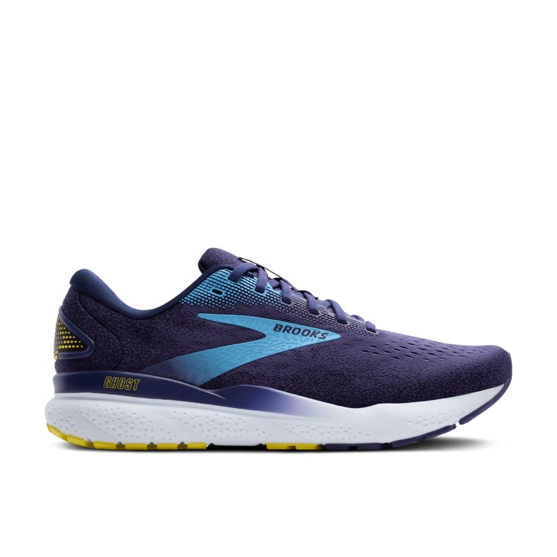 Brooks Mens Ghost 16-Blue/Bonnie Blue/Yellow