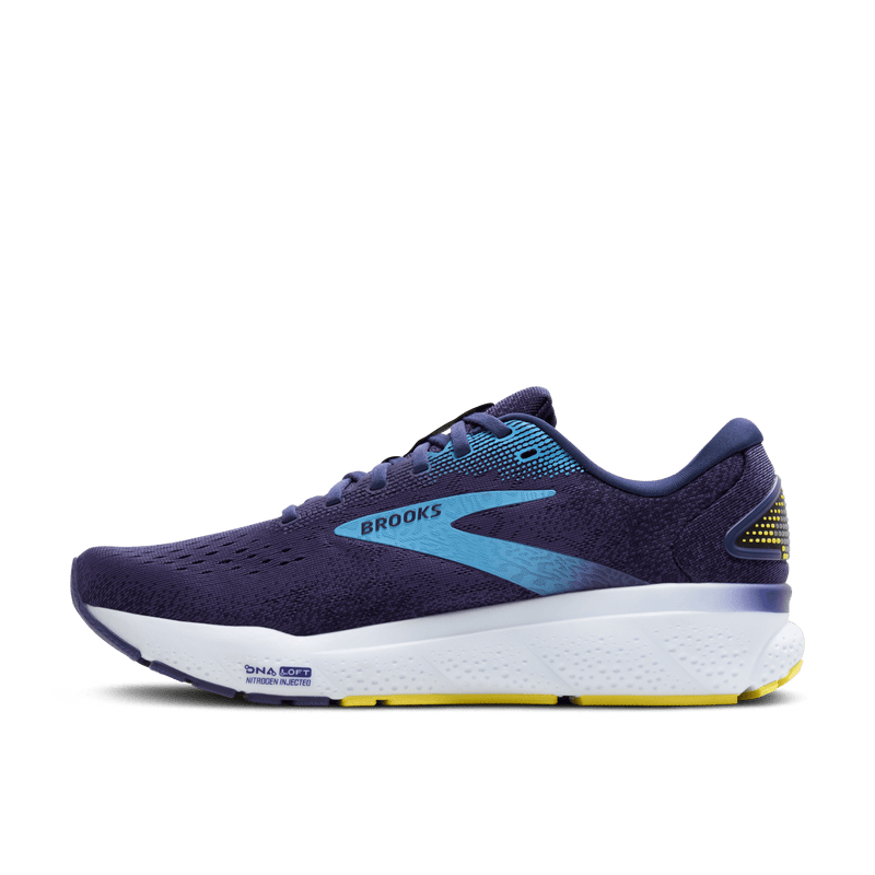 Brooks Mens Ghost 16-Blue/Bonnie Blue/Yellow