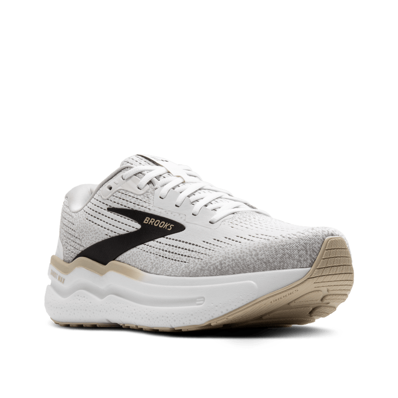 Brooks Mens Running Shoe Ghost Max 2 D White 7
