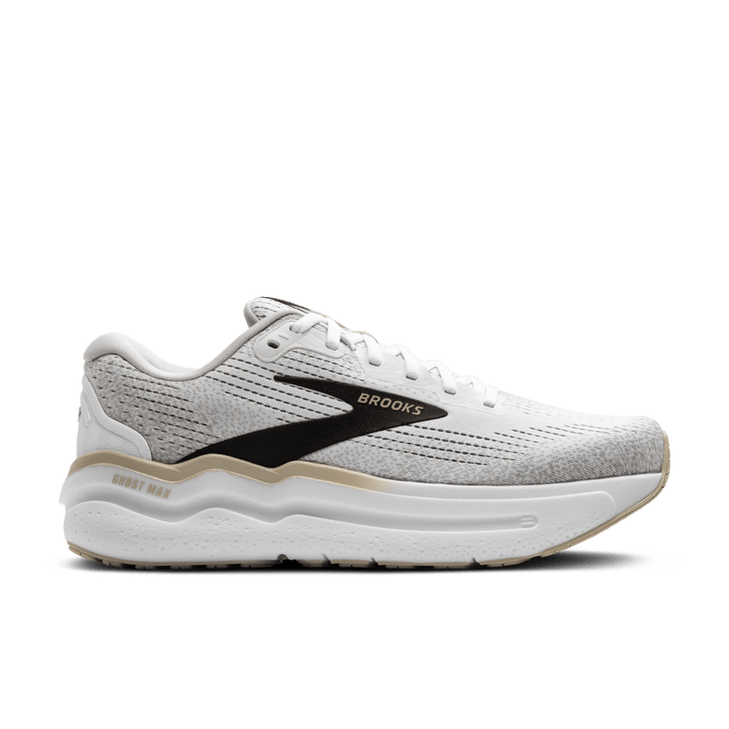 Brooks Mens Running Shoe Ghost Max 2 D White 7