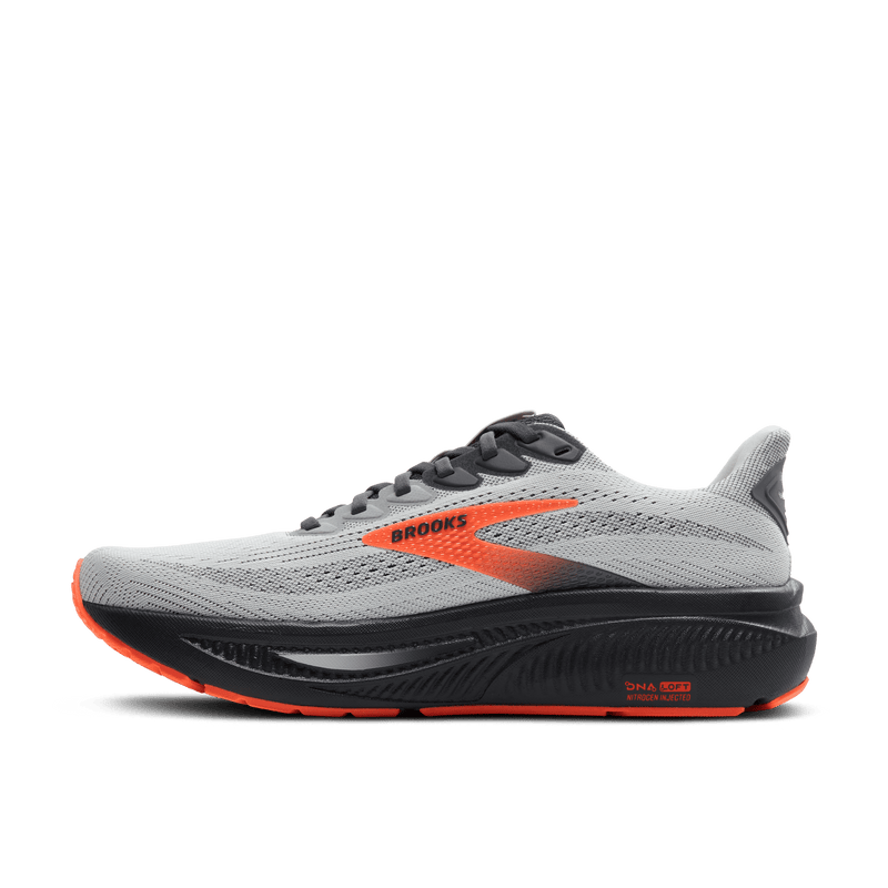 Brooks Mens Running Shoe Ghost 17 D Grey
