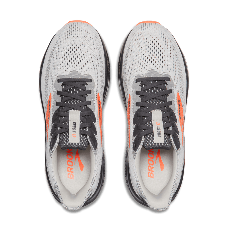 Brooks Mens Running Shoe Ghost 17 D Grey