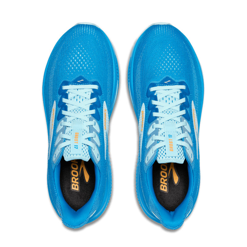 Brooks Mens Ghost 17 D-Cloissone/Blue/Orange