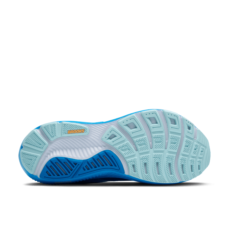 Brooks Mens Ghost 17 D-Cloissone/Blue/Orange