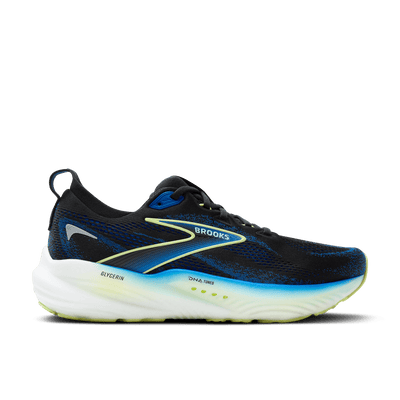 Brooks Mens Glycerin 22 D-Black/Cobalt/Neo Yellow