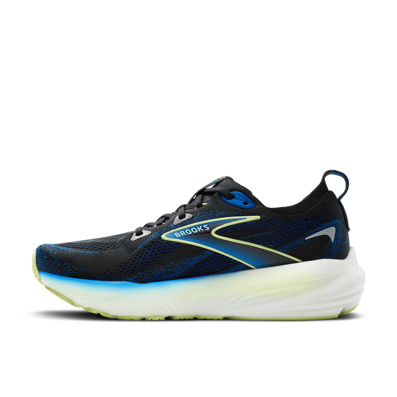 Brooks Mens Glycerin 22 D-Black/Cobalt/Neo Yellow