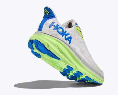 Hoka Clifton 9 D Mens Running Shoe-Stardust/Electric Cobalt-15