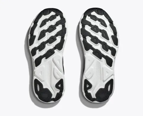 Hoka Womens Clifton 9 Running Shoe Black/White
