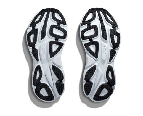Hoka Womens Bondi 8 (B) Running Shoe - Black/white