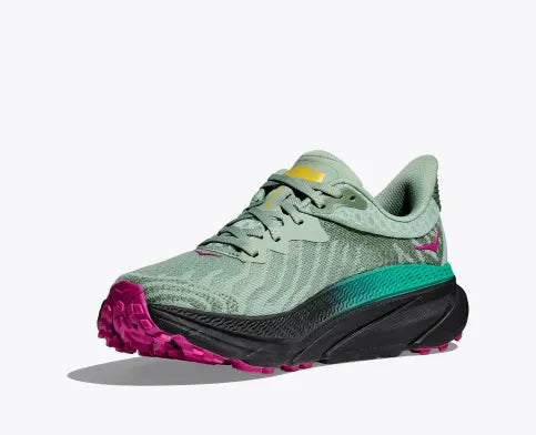 Hoka Challenger ATR 7 Womens Trail Shoe-Aloe Vera/Black