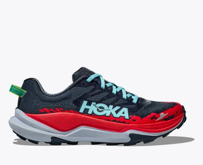 Hoka Womens Torrent 4 Trail Shoe -Grey/Red