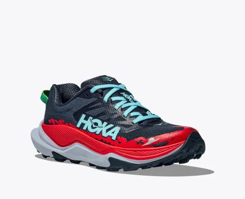 Hoka Mens Torrent 4 Trail Shoe -Grey/Red