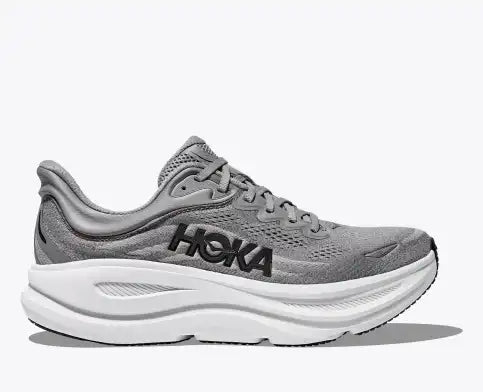 Hoka Mens Bondi 9 D-Galactic Grey/Stellar Grey