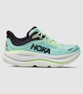 Hoka Mens Bondi 9 D-Luna Moth/Blue Spark