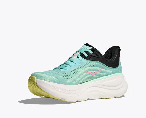 Hoka Womens Bondi 9 B-Blue Spark/Mint Fluorite