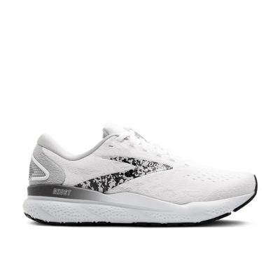 Brooks Womens Ghost 16-White/Oyster/Lava