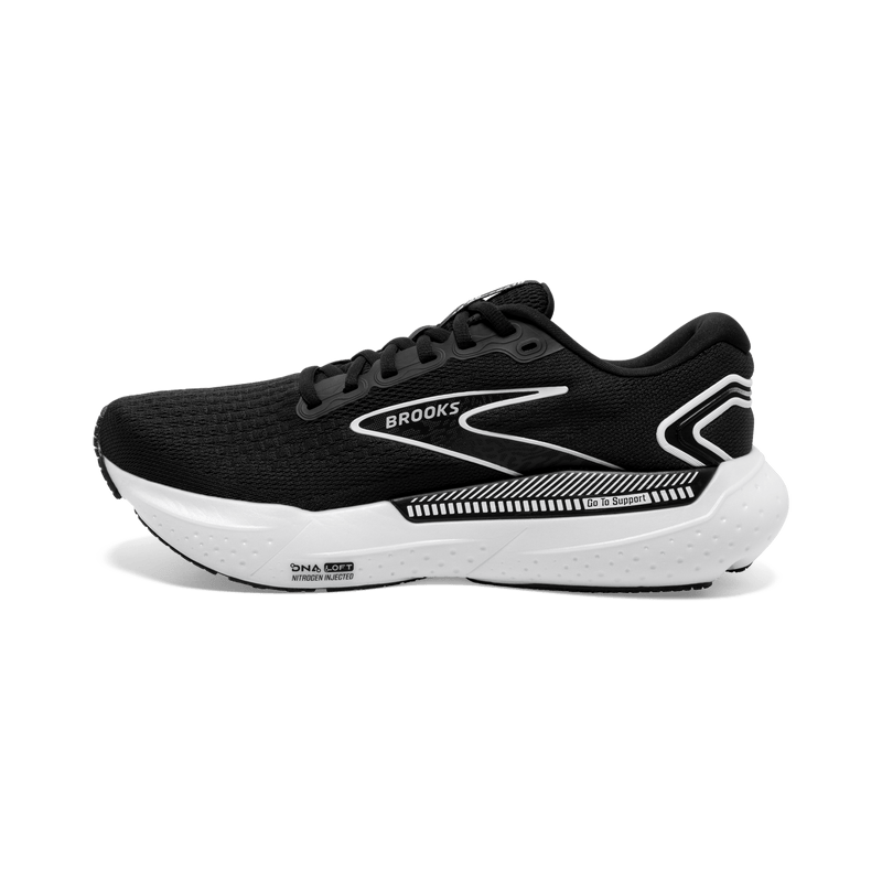 Brooks Glycerin Gts 21 B Womens Running Shoe Black/Grey/White