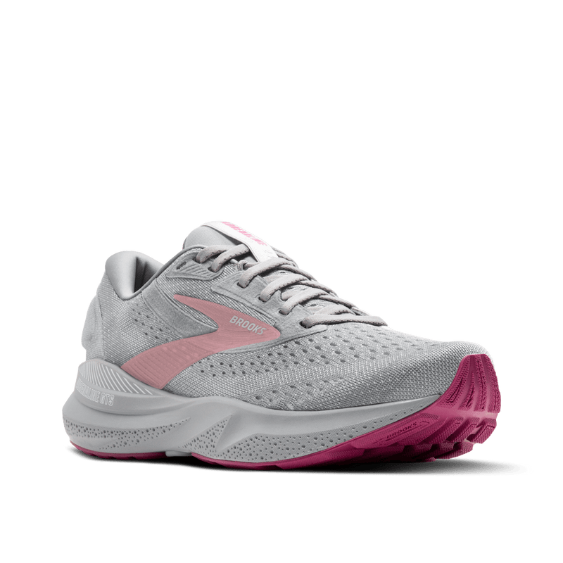 Brooks Womens Adrenaline GTS 24-Alloy/White/Zephyr